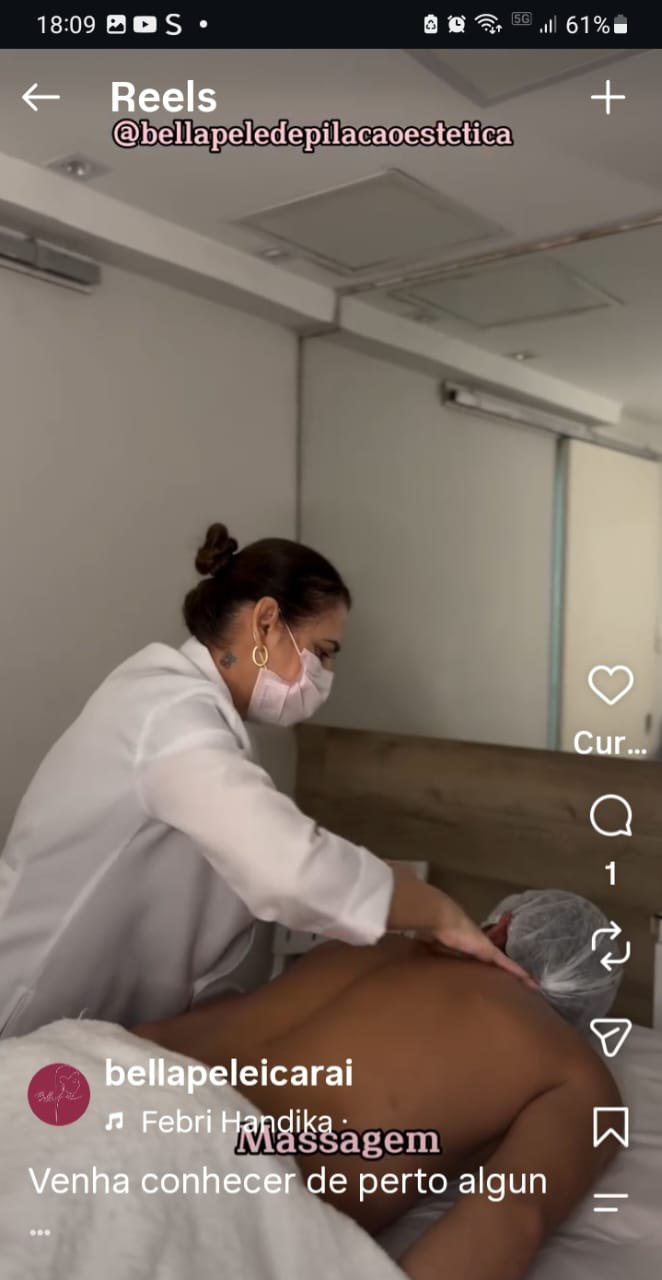 Massagem relaxante · Bella Pele Depilação — salão de beleza em Icaraí, Niterói - RJ